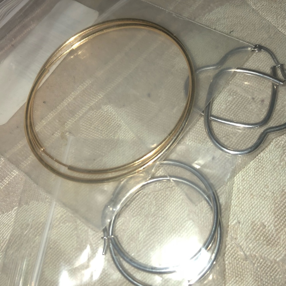 3 sets of different earrings